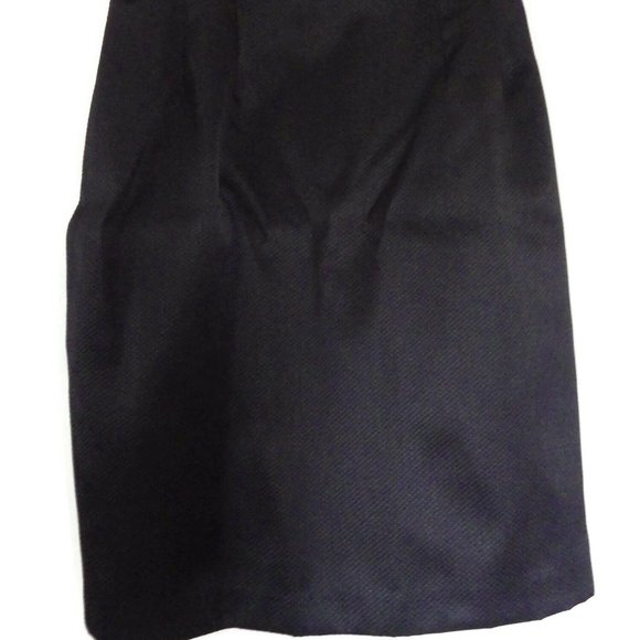 Vintage Laura Madrigano Tuxedo Style Black Suit Rhinestone Zipper Size 10 - Picture 8 of 8